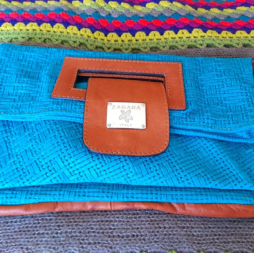 Italian leather crossbody bag